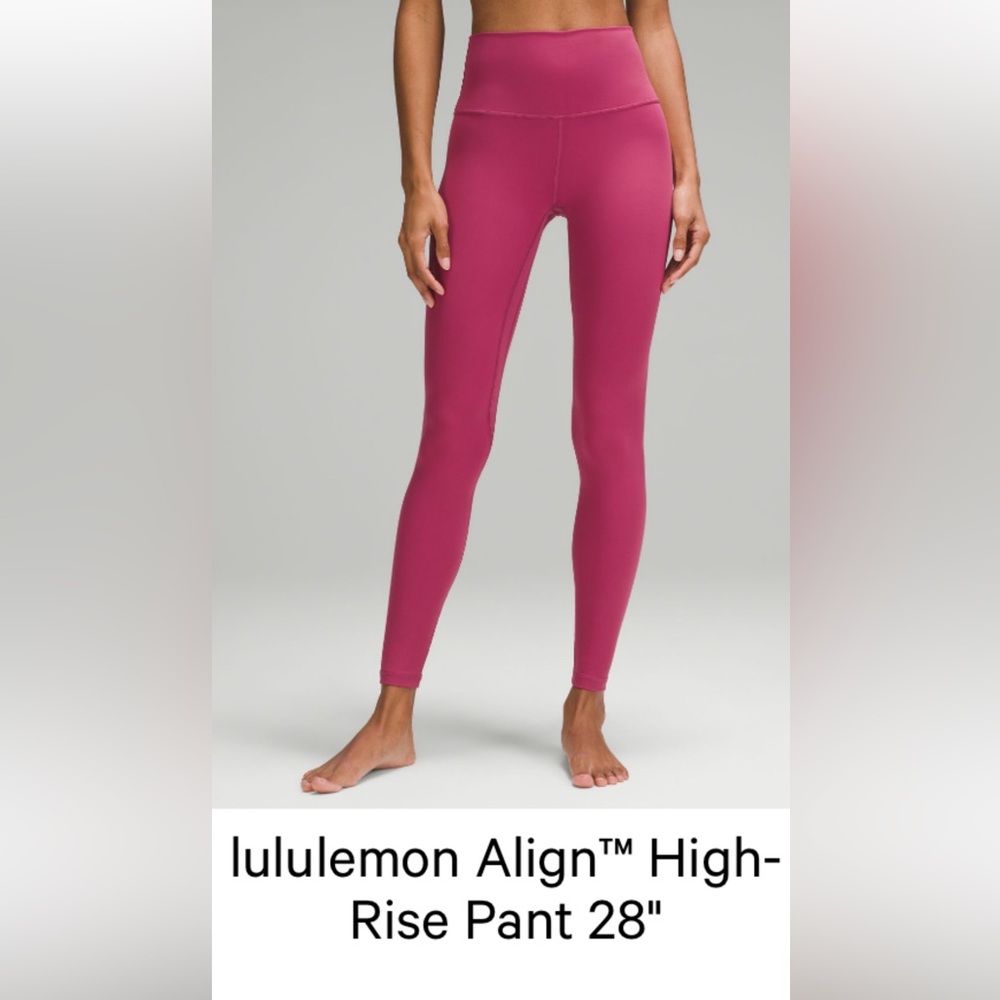 lululemon athletica Pink Leggings